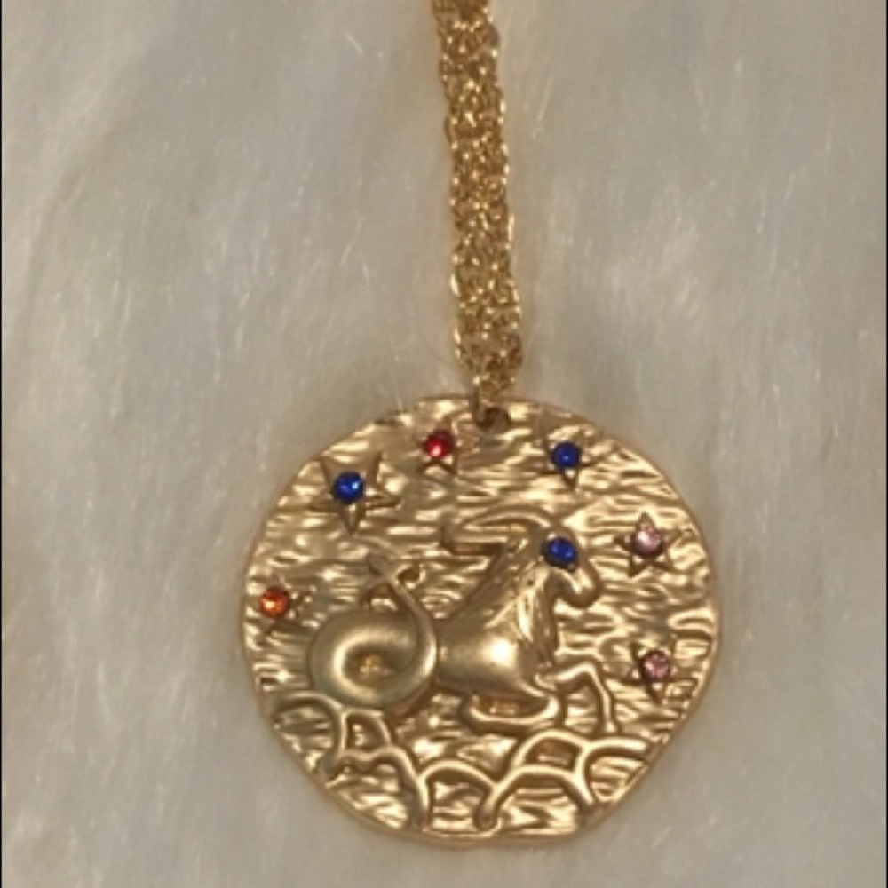 5⭐️⭐️’s Capricorn Zodiac Gold Necklace